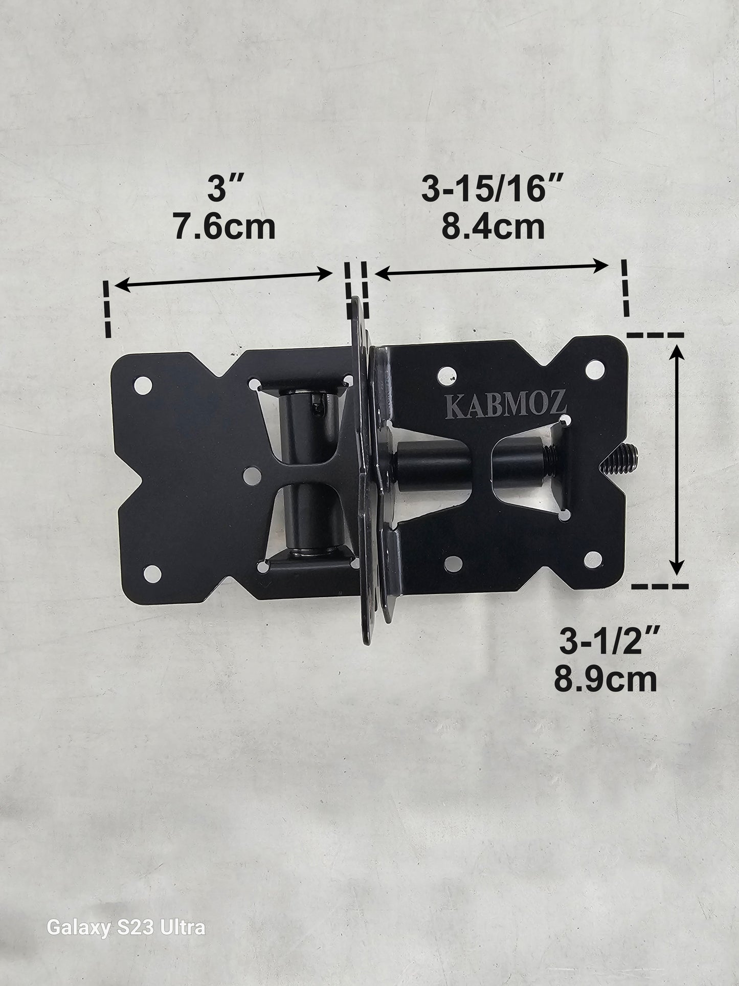 kabmoz Black Door Hinges - Stylish and Sturdy Spring Hinges for Your Door