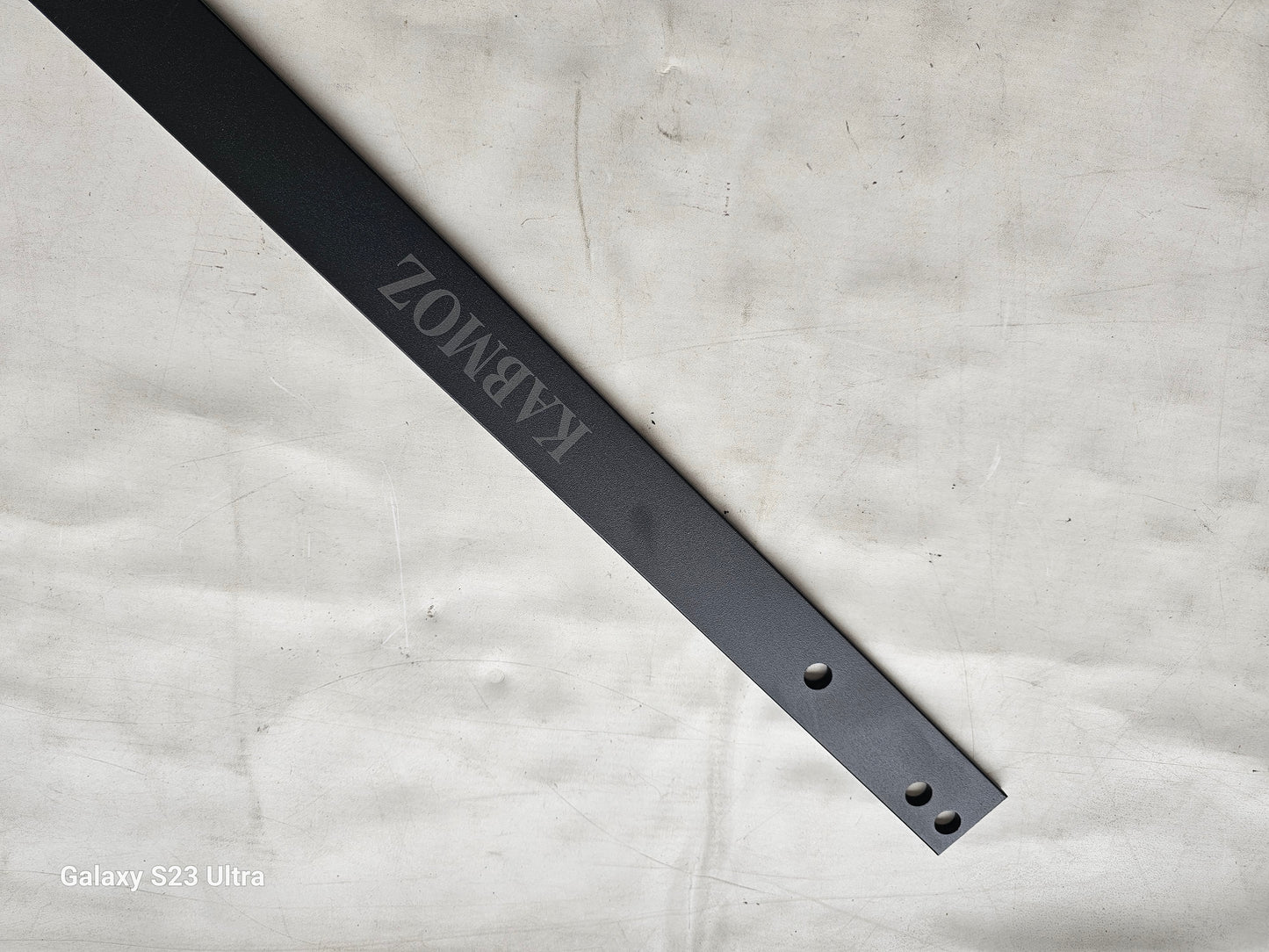 kabmoz Black Barn Door Track - Stylish and Durable Sliding Door Hardware for a Modern Hom
