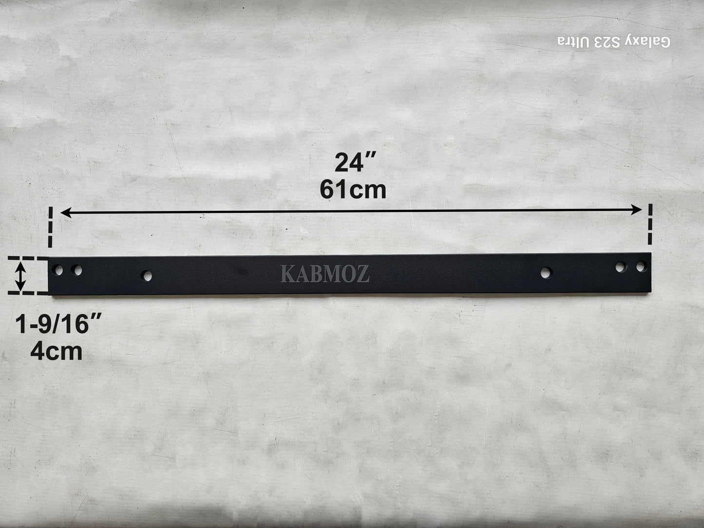 kabmoz Black Barn Door Track - Stylish and Durable Sliding Door Hardware for a Modern Hom