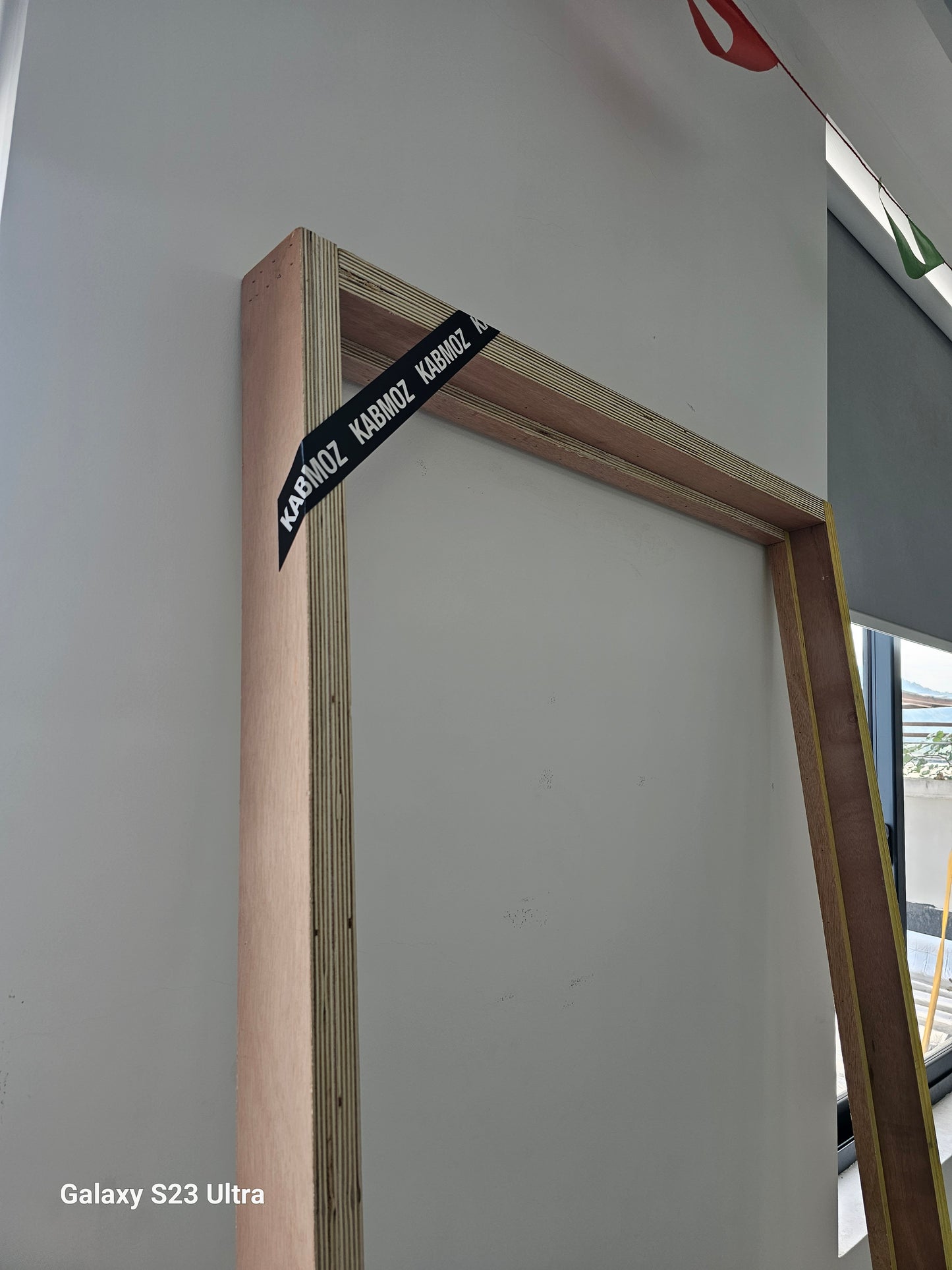 KABMOZ Premium Wooden Door Frame - Sturdy Construction for Durability and Style