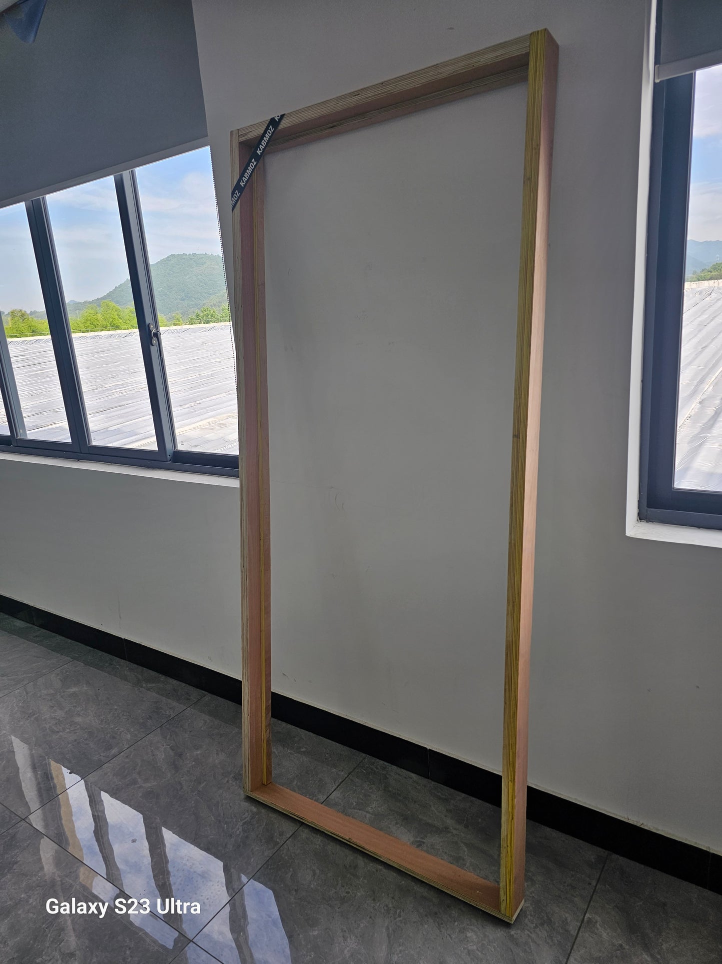KABMOZ Premium Wooden Door Frame - Sturdy Construction for Durability and Style