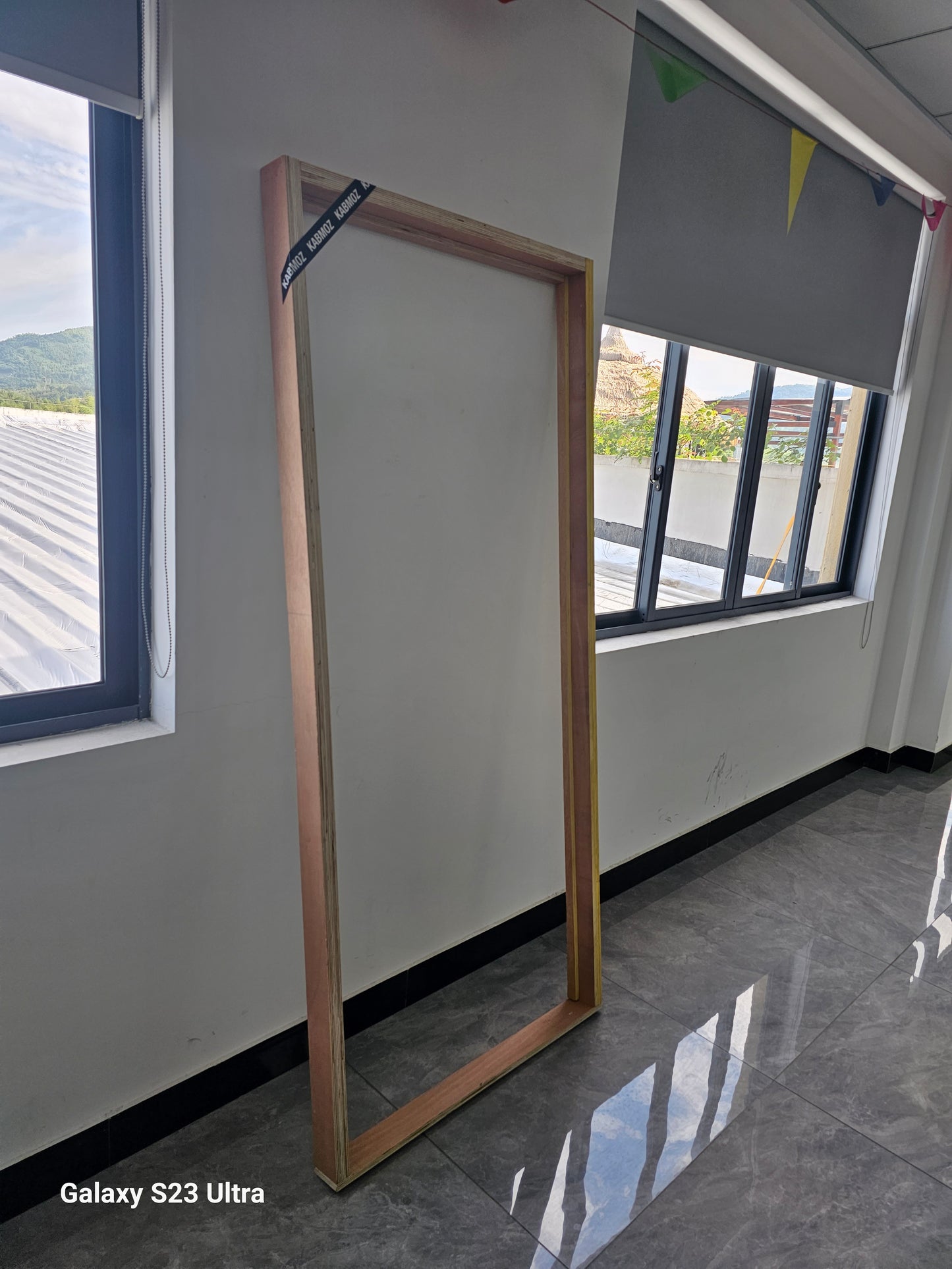 KABMOZ Premium Wooden Door Frame - Sturdy Construction for Durability and Style